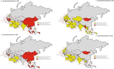 Burden and trends of stroke attributable to dietary risk factors from 1990 to 2019 in the Belt and Road Initiative countries: an analysis from the global burden of disease study 2019